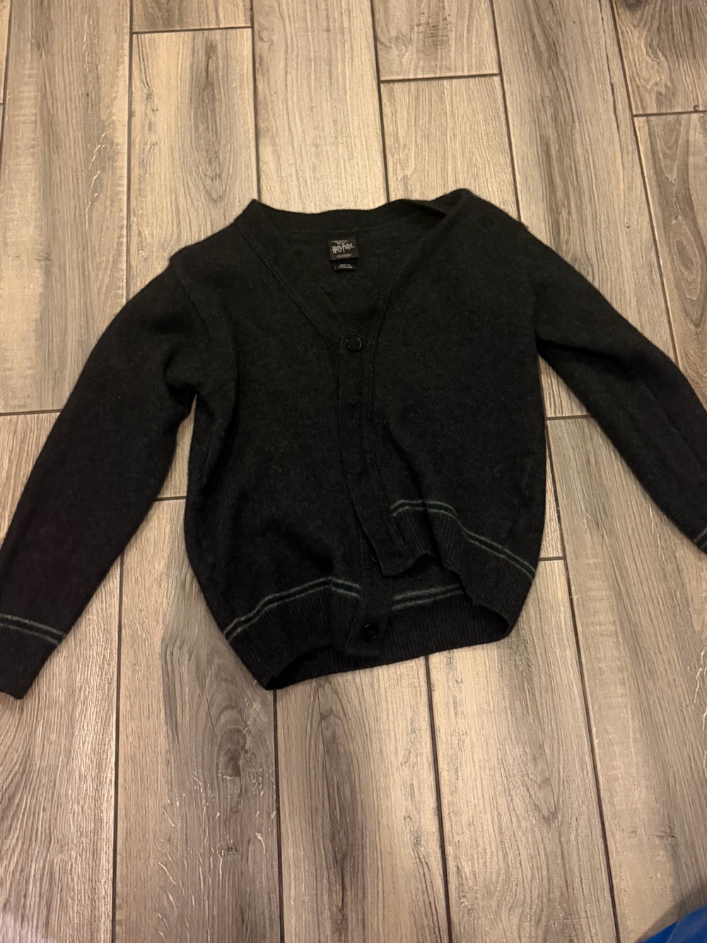 universal studios harry potter Dark slytherin Gray Button-Up Cardigan Detail